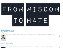 Tablet Screenshot of fromwisdomtohate.blogspot.com