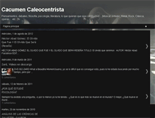 Tablet Screenshot of cacumencaleocentrista.blogspot.com