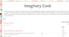 Desktop Screenshot of imaginarycook.blogspot.com