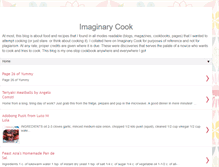 Tablet Screenshot of imaginarycook.blogspot.com