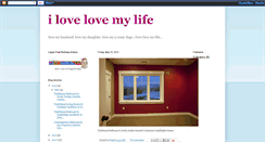 Desktop Screenshot of ilovelovemylife.blogspot.com