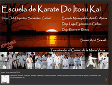 Tablet Screenshot of karateactividades2010.blogspot.com