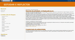 Desktop Screenshot of estudarereflectir.blogspot.com