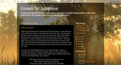 Desktop Screenshot of grownbyadoption.blogspot.com