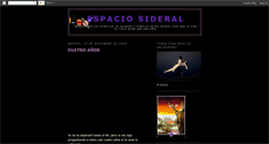 Desktop Screenshot of espaciosideral29.blogspot.com