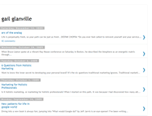 Tablet Screenshot of gailglanville.blogspot.com