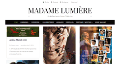 Desktop Screenshot of madamelumiere.blogspot.com
