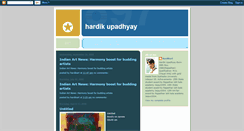 Desktop Screenshot of hardikart.blogspot.com