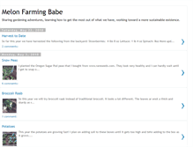 Tablet Screenshot of melonfarmingbabe.blogspot.com