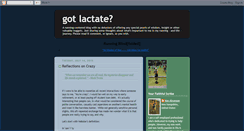 Desktop Screenshot of gotlactate.blogspot.com