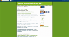 Desktop Screenshot of manitoumsgate.blogspot.com