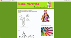 Desktop Screenshot of escolamaravilha.blogspot.com