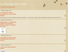 Tablet Screenshot of ilcoloredelcaffe.blogspot.com