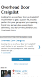 Mobile Screenshot of overheaddoorcraigslist.blogspot.com