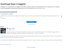 Tablet Screenshot of overheaddoorcraigslist.blogspot.com