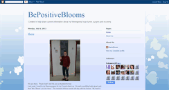 Desktop Screenshot of bepositiveblooms.blogspot.com