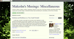 Desktop Screenshot of malcolmsmiscellany.blogspot.com