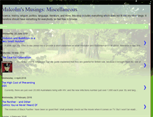 Tablet Screenshot of malcolmsmiscellany.blogspot.com