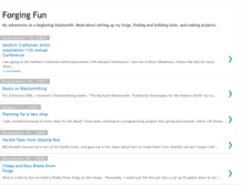 Tablet Screenshot of forgingfun.blogspot.com