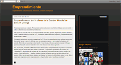 Desktop Screenshot of emprendimientoucp.blogspot.com