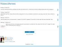 Tablet Screenshot of kisses-oflenses.blogspot.com