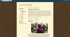 Desktop Screenshot of horsesbrawlblog.blogspot.com