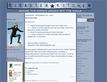 Tablet Screenshot of disasterkitchen.blogspot.com