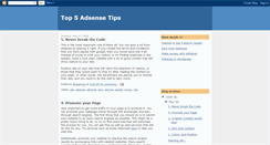 Desktop Screenshot of kuks-top5-adsense-tips.blogspot.com