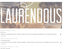 Tablet Screenshot of laurendous.blogspot.com