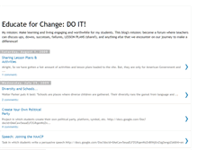 Tablet Screenshot of educateforchange.blogspot.com