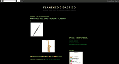 Desktop Screenshot of flamenco-aula.blogspot.com