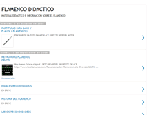Tablet Screenshot of flamenco-aula.blogspot.com