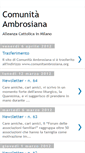 Mobile Screenshot of comunitaambrosiana.blogspot.com