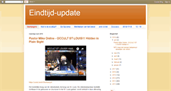 Desktop Screenshot of eindtijd-update.blogspot.com