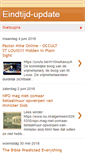 Mobile Screenshot of eindtijd-update.blogspot.com