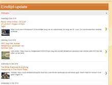 Tablet Screenshot of eindtijd-update.blogspot.com