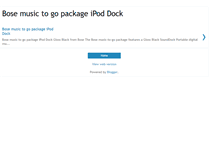 Tablet Screenshot of music-package-dock.blogspot.com