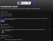 Tablet Screenshot of conspiracyworldnow.blogspot.com
