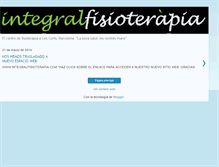 Tablet Screenshot of integralfisioterapia.blogspot.com