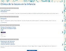 Tablet Screenshot of clinicadelalocuraenlainfancia.blogspot.com