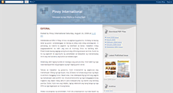 Desktop Screenshot of pinoyinternational.blogspot.com