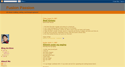 Desktop Screenshot of pinoyfusion.blogspot.com