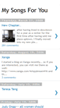 Mobile Screenshot of mysongsforyou.blogspot.com