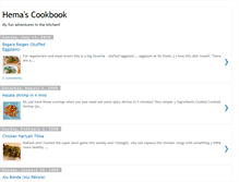 Tablet Screenshot of hemascookbook.blogspot.com