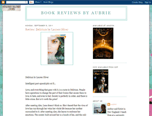 Tablet Screenshot of bookreviewsbyaubrie.blogspot.com