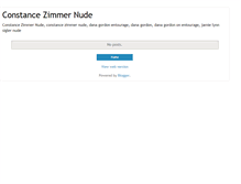 Tablet Screenshot of constance-zimmernude.blogspot.com