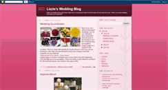 Desktop Screenshot of lizziesweddingblog.blogspot.com