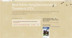 Desktop Screenshot of luxurytorontorealestatenews.blogspot.com