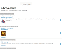 Tablet Screenshot of kidandcaboodle.blogspot.com