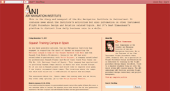Desktop Screenshot of airnavigationinstitute.blogspot.com